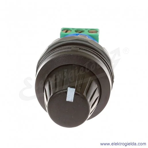 Potencjometr obrotowy MT105B, 5kOhm, czarny Potencjometr obrotowy MT105B, 5kOhm, czarny