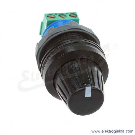 Potencjometr obrotowy MT105B, 5kOhm, czarny Potencjometr obrotowy MT105B, 5kOhm, czarny