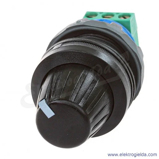 Potencjometr obrotowy MT110B, 10kOhm, czarny Potencjometr obrotowy MT110B, 10kOhm, czarny
