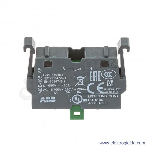 Styk 1SFA611610R2001, MCB10B, NO Styk 1SFA611610R2001, MCB10B, NO