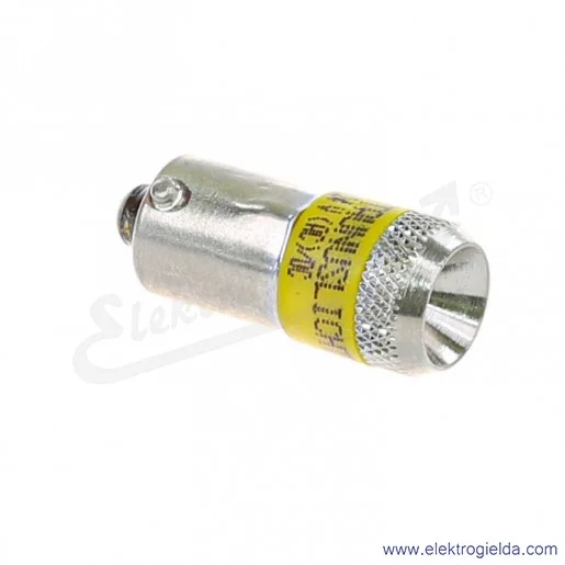 Żarówka LED KA2-2023 LY-24VAC/DC, BA9S, żółta Żarówka LED KA2-2023 LY-24VAC/DC, BA9S, żółta