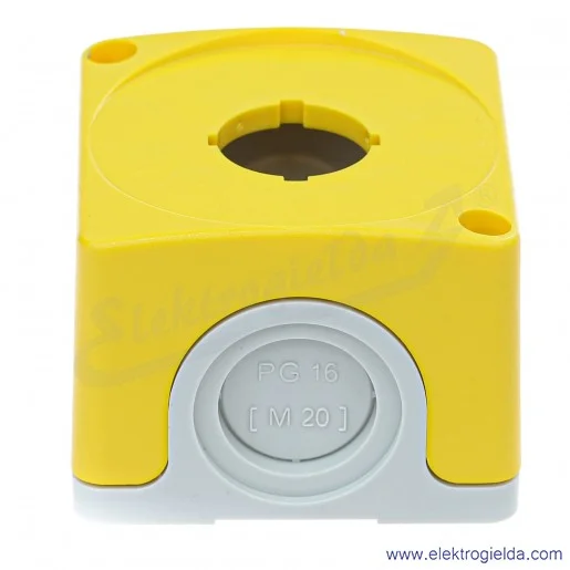 Kaseta pusta 1SFA619821R1000, CEPY1-0, 1 otworowa, żółta, IP66 Kaseta pusta 1SFA619821R1000, CEPY1-0, 1 otworowa, żółta, IP66