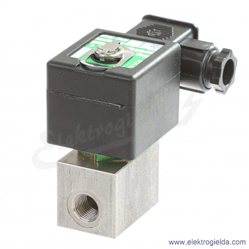 Zawór elektromagnetyczny SCG262-575, G1/4SS, 2/2NC, 230VAC 12W, G1/4 Zawór elektromagnetyczny SCG262-575, G1/4SS, 2/2NC, 230VAC 12W, G1/4