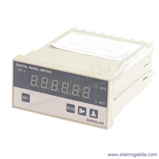 Licznik impulsów CRN-R618C, 90..250VAC, 6 cyfrowy wyświetlacz LED Licznik impulsów CRN-R618C, 90..250VAC, 6 cyfrowy wyświetlacz LED