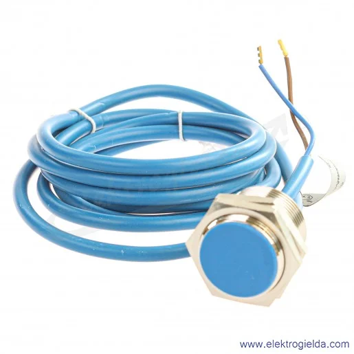 Czujnik indukcyjny 6521699006, KIB-M30EA/010-2G,  przewód 2m, IP67, niebieski, czoło kryte Czujnik indukcyjny 6521699006, KIB-M30EA/010-2G,  przewód 2m, IP67, niebieski, czoło kryte