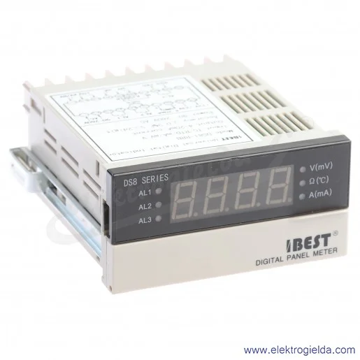 Miernik wielofunkcyjny DS8I-RRB, 90..260VAC, mierzone wielkości mA, Ohm, V Miernik wielofunkcyjny DS8I-RRB, 90..260VAC, mierzone wielkości mA, Ohm, V