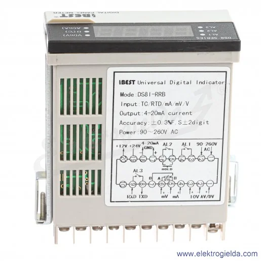 Miernik wielofunkcyjny DS8I-RRB, 90..260VAC, mierzone wielkości mA, Ohm, V Miernik wielofunkcyjny DS8I-RRB, 90..260VAC, mierzone wielkości mA, Ohm, V