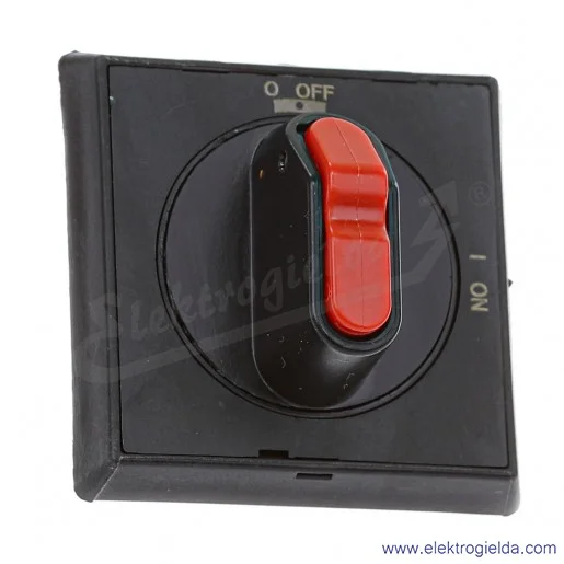 Pokrętło czarne 1SCA105231R1001, OHBS2PJ, do rozłączników OT16-32FT Pokrętło czarne 1SCA105231R1001, OHBS2PJ, do rozłączników OT16-32FT