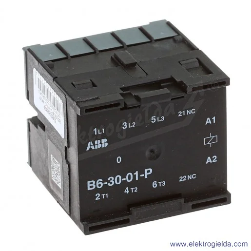 Stycznik GJL1211009R0011, B63001P, 3P, 3NO 1NC, 24VAC, 12A, 4KW Stycznik GJL1211009R0011, B63001P, 3P, 3NO 1NC, 24VAC, 12A, 4KW