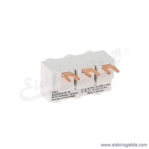 Zacisk S1-M1-25 zasilanie do trzech faz Zacisk S1-M1-25 zasilanie do trzech faz