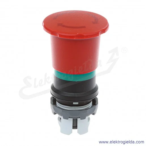 Napęd przycisku bezpieczeństwa 1SFA611523R1001, MPET4-10R, czerwony, powrót przez obrót, bistabilny Napęd przycisku bezpieczeństwa 1SFA611523R1001, MPET4-10R, czerwony, powrót przez obrót, bistabilny