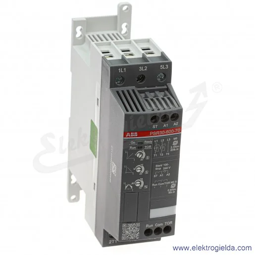 Softstart 1SFA896109R7000, PSR30-600-70, 15KW, 208...600VAC, 30A, montaż DIN Softstart 1SFA896109R7000, PSR30-600-70, 15KW, 208...600VAC, 30A, montaż DIN