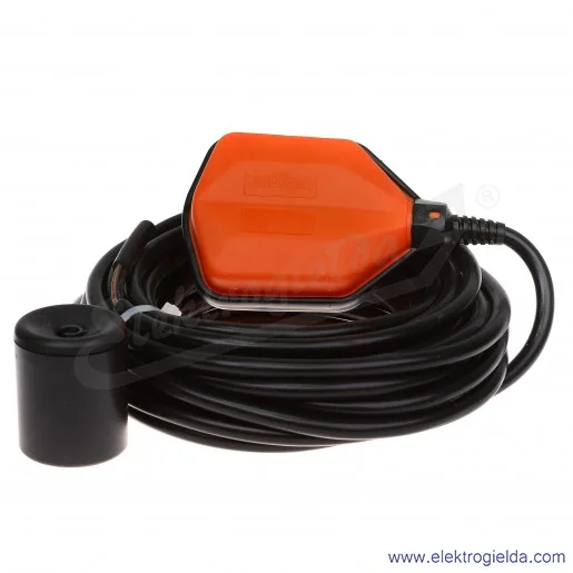 Czujnik pływakowy LVFSP1W10 przewód PVC 10m do czystej wody Czujnik pływakowy LVFSP1W10 przewód PVC 10m do czystej wody