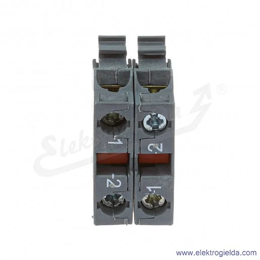 Blok styków 1SFA611610R1020, MCB-02, 2NC, 6A 240VAC, 5A 24VDC Blok styków 1SFA611610R1020, MCB-02, 2NC, 6A 240VAC, 5A 24VDC