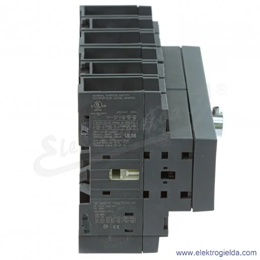 Przełącznik 1SCA105037R1001, OT125F3C 1-0-2, 125A, 86kVa, 45kW Przełącznik 1SCA105037R1001, OT125F3C 1-0-2, 125A, 86kVa, 45kW