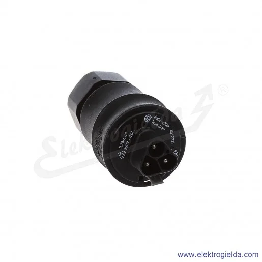 Wtyczka 96.032.4053.1, RST 20i3, 3P, 20A, czarna Wtyczka 96.032.4053.1, RST 20i3, 3P, 20A, czarna