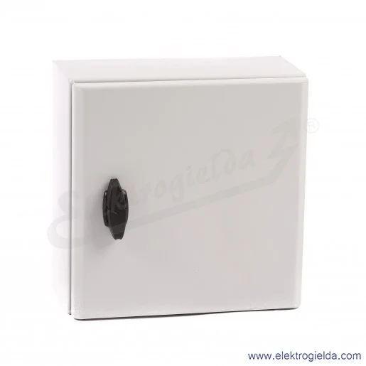 Obudowa metalowa NSYS3D3315 300x300x150 Drzwi pełne bez płyty montażowej Obudowa metalowa NSYS3D3315 300x300x150 Drzwi pełne bez płyty montażowej