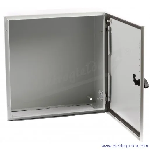 Obudowa metalowa NSYS3D5520 500x500x200 Drzwi pełne bez płyty montażowej Obudowa metalowa NSYS3D5520 500x500x200 Drzwi pełne bez płyty montażowej