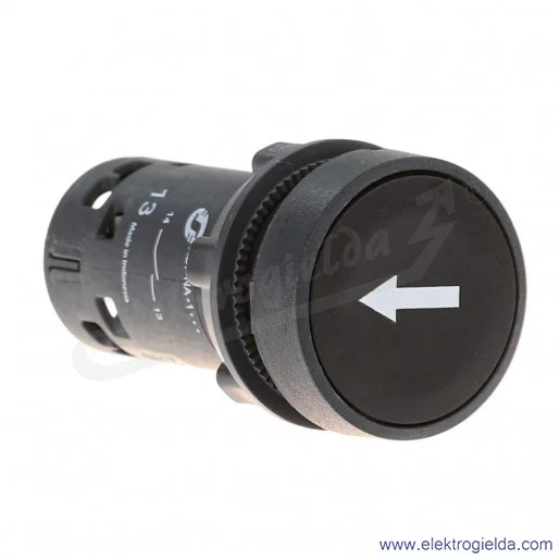 XB7NA21343 Przycisk płaski czarny samo powrotny STRZAŁKA DÓŁ bez podświetlenia XB7NA21343 Przycisk płaski czarny samo powrotny STRZAŁKA DÓŁ bez podświetlenia