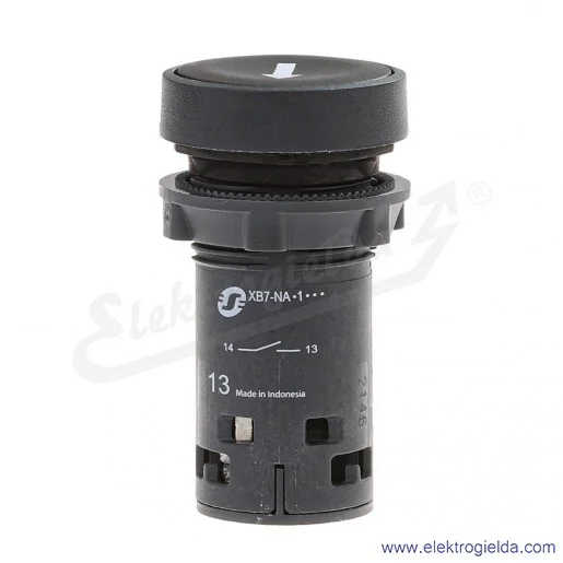 XB7NA21343 Przycisk płaski czarny samo powrotny STRZAŁKA DÓŁ bez podświetlenia XB7NA21343 Przycisk płaski czarny samo powrotny STRZAŁKA DÓŁ bez podświetlenia