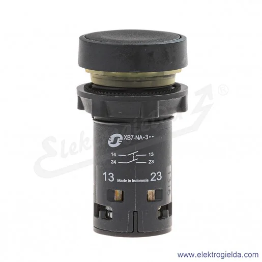 XB7NA23 Przycisk płaski czarny 2NO samo powrotny bez oznaczenia bez podświetlenia XB7NA23 Przycisk płaski czarny 2NO samo powrotny bez oznaczenia bez podświetlenia