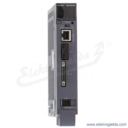 Jednoosiowy kontroler ruchu 217705 SSCNET III MR-MQ100 16 tysięcy kroków, 4 wejścia, 2 wyjścia, 1x ethernet Jednoosiowy kontroler ruchu 217705 SSCNET III MR-MQ100 16 tysięcy kroków, 4 wejścia, 2 wyjścia, 1x ethernet