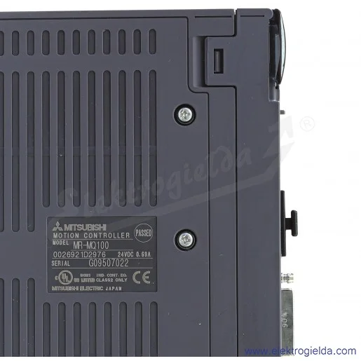 Jednoosiowy kontroler ruchu 217705 SSCNET III MR-MQ100 16 tysięcy kroków, 4 wejścia, 2 wyjścia, 1x ethernet Jednoosiowy kontroler ruchu 217705 SSCNET III MR-MQ100 16 tysięcy kroków, 4 wejścia, 2 wyjścia, 1x ethernet