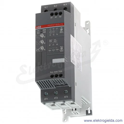 Softstart 1SFA896110R7000, PSR37-600-70, 18,5KW, 208...600VAC, 37A, montaż DIN Softstart 1SFA896110R7000, PSR37-600-70, 18,5KW, 208...600VAC, 37A, montaż DIN