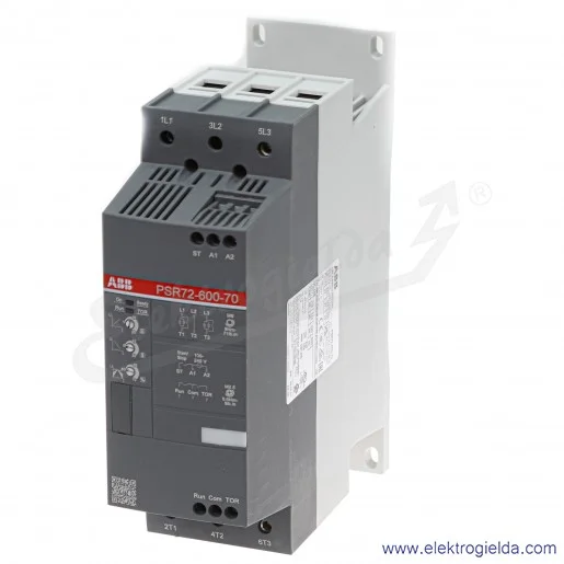 Softstart 1SFA896113R7000, PSR72-600-70, 37KW, 208...600VAC, 72A, montaż DIN Softstart 1SFA896113R7000, PSR72-600-70, 37KW, 208...600VAC, 72A, montaż DIN