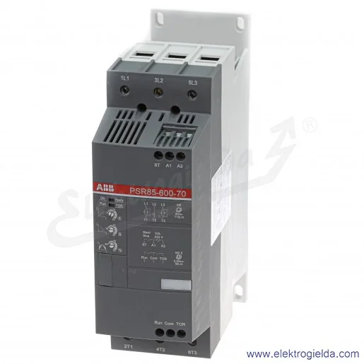 Softstart 1SFA896114R7000, PSR85-600-70, 45KW, 208...600VAC, 85A, montaż DIN Softstart 1SFA896114R7000, PSR85-600-70, 45KW, 208...600VAC, 85A, montaż DIN