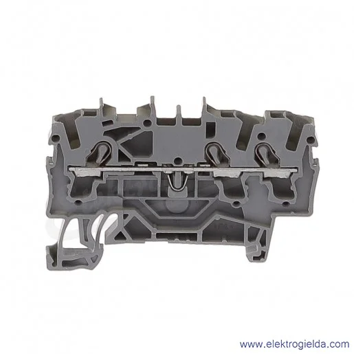 Złączka sprężynowa 2002-1301 2,5mm2 3-przewodowa, szara TopJob S Złączka sprężynowa 2002-1301 2,5mm2 3-przewodowa, szara TopJob S