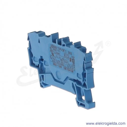 Złączka sprężynowa 2002-1304 2,5mm2 3-przewodowa, niebieska TopJob S Złączka sprężynowa 2002-1304 2,5mm2 3-przewodowa, niebieska TopJob S