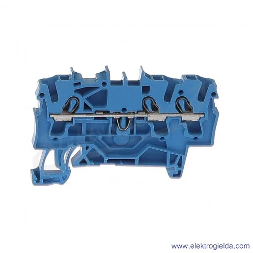 Złączka sprężynowa 2002-1304 2,5mm2 3-przewodowa, niebieska TopJob S Złączka sprężynowa 2002-1304 2,5mm2 3-przewodowa, niebieska TopJob S