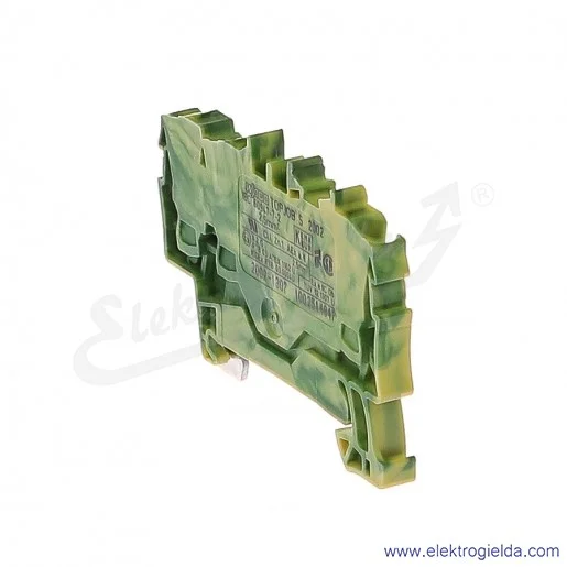 Złączka sprężynowa 2002-1307 2,5mm2 3-przewodowa, ochronna żółto-zielona PE TopJob S Złączka sprężynowa 2002-1307 2,5mm2 3-przewodowa, ochronna żółto-zielona PE TopJob S