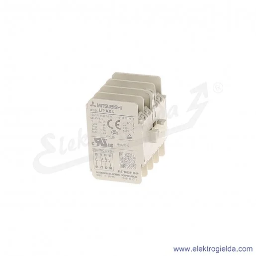 Styk pomocniczy do styczników UT-AX4 2A2B; S-T, SR-T Styk pomocniczy do styczników UT-AX4 2A2B; S-T, SR-T
