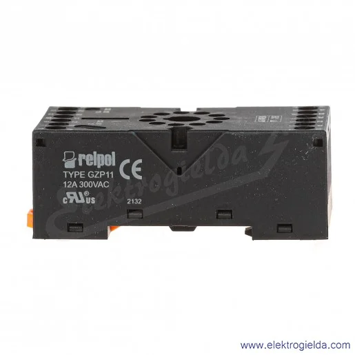 Gniazdo przekaźnikowe 2613506 GZP11 czarne do R15, montaż DIN Gniazdo przekaźnikowe 2613506 GZP11 czarne do R15, montaż DIN