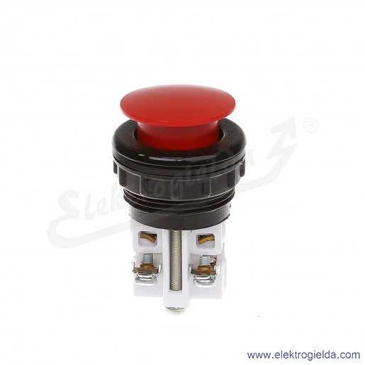 Przycisk dłoniowy N1-1DPc czerwony samopowrotny 1NO+1NC Przycisk dłoniowy N1-1DPc czerwony samopowrotny 1NO+1NC