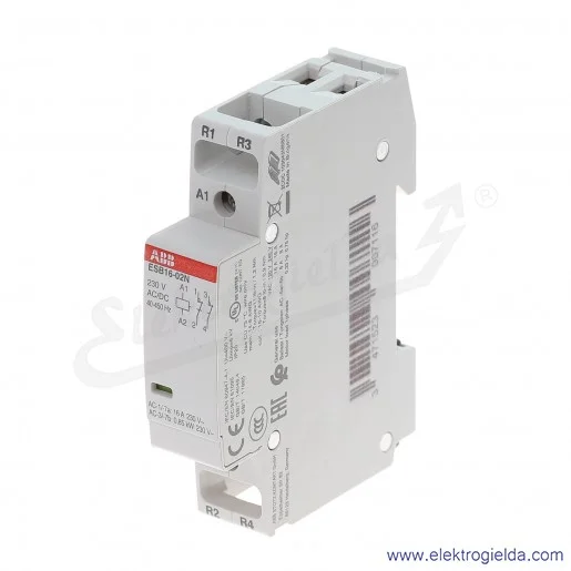 Stycznik modułowy ESB16-02N-06 16A 2NC 230V AC/DC Stycznik modułowy ESB16-02N-06 16A 2NC 230V AC/DC