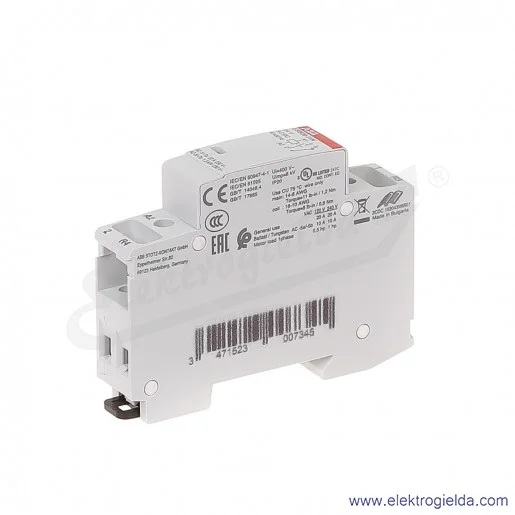 Stycznik modułowy ESB20-11N-01 20A 1NO+1NC 24V AC/DC Stycznik modułowy ESB20-11N-01 20A 1NO+1NC 24V AC/DC