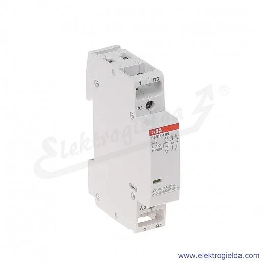 Stycznik modułowy ESB16-11N-01 16A 1NO+1NC 24V AC/DC Stycznik modułowy ESB16-11N-01 16A 1NO+1NC 24V AC/DC