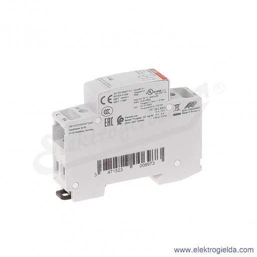 Stycznik modułowy ESB16-11N-01 16A 1NO+1NC 24V AC/DC Stycznik modułowy ESB16-11N-01 16A 1NO+1NC 24V AC/DC