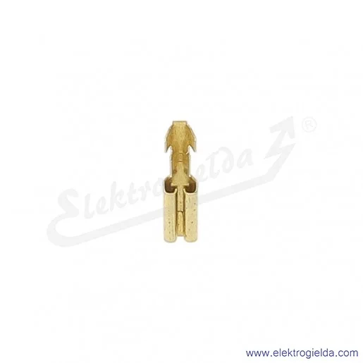 Nasuwka konektorowa E10KN-01010200501 N 4,8-1/0,5 NC /100szt/ mosiądz bez pokrycia galwanicznego cyną Nasuwka konektorowa E10KN-01010200501 N 4,8-1/0,5 NC /100szt/ mosiądz bez pokrycia galwanicznego cyną