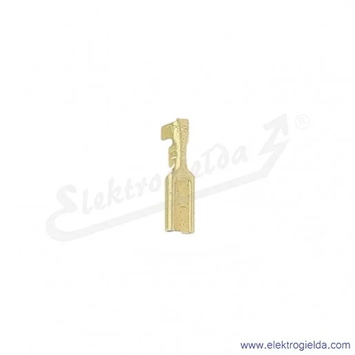 Nasuwka konektorowa E10KN-01010200501 N 4,8-1/0,5 NC /100szt/ mosiądz bez pokrycia galwanicznego cyną Nasuwka konektorowa E10KN-01010200501 N 4,8-1/0,5 NC /100szt/ mosiądz bez pokrycia galwanicznego cyną