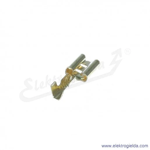 Nasuwka konektorowa E10KN-01010200901 N 6,3-1/0,8 NC /100szt/ mosiądz bez pokrycia galwanicznego cyną Nasuwka konektorowa E10KN-01010200901 N 6,3-1/0,8 NC /100szt/ mosiądz bez pokrycia galwanicznego cyną