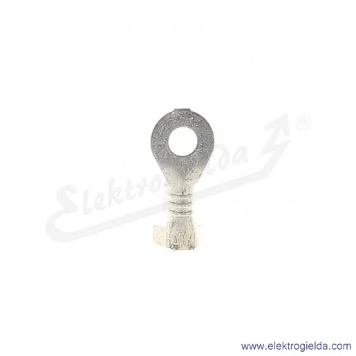 Końcówka oczkowa zaciskana tak jak końcówki konektorowe MO 1/3 z mosiądzu cynowany galwanicznie Końcówka oczkowa zaciskana tak jak końcówki konektorowe MO 1/3 z mosiądzu cynowany galwanicznie
