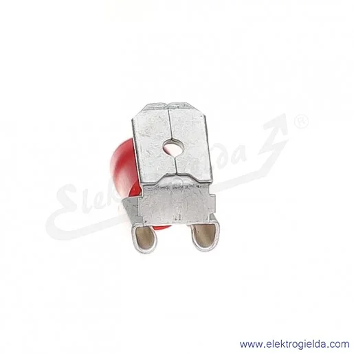 Nasuwka z odgałęzieniem z izolacją NWI 6,3-1/0,8 PCV z tuleją izolacyjną Nasuwka z odgałęzieniem z izolacją NWI 6,3-1/0,8 PCV z tuleją izolacyjną