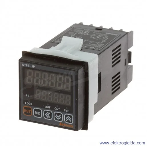 Licznik czasu i impulsów CT6S-1P2 24-48DC 24AC, 48X48 Licznik czasu i impulsów CT6S-1P2 24-48DC 24AC, 48X48