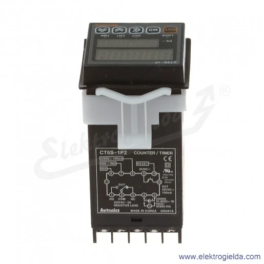 Licznik czasu i impulsów CT6S-1P2 24-48DC 24AC, 48X48 Licznik czasu i impulsów CT6S-1P2 24-48DC 24AC, 48X48