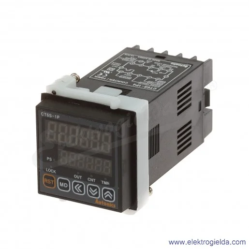 Licznik czasu i impulsów CT6S-1P4, 230VAC, 48X48 Licznik czasu i impulsów CT6S-1P4, 230VAC, 48X48