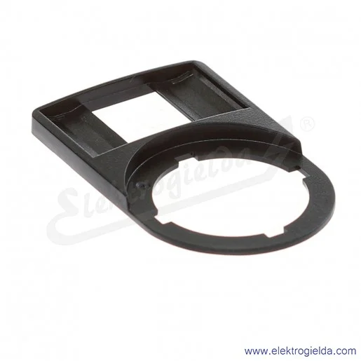 Uchwyt tabliczki opisowej KA1-8120, czarny Uchwyt tabliczki opisowej KA1-8120, czarny